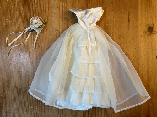 Tenue barbie robe mariee satin - tenue,