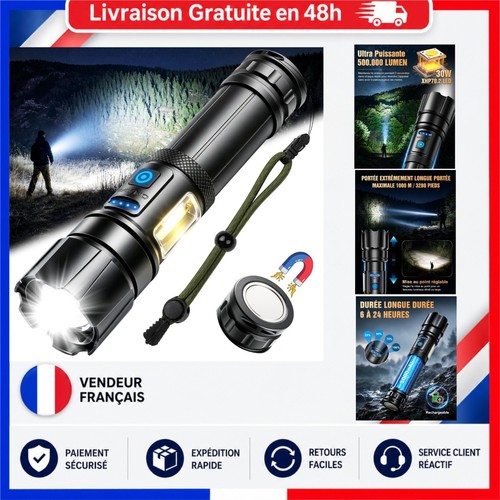 Lampe torche led rechargeable - lampe,