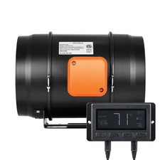 Ventilateur d'Extraction Extracteur d'Air 200 mm HVAC EC Vitesse Réglable