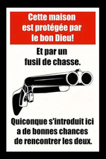 Panneau - Maison protégée
