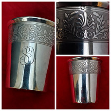 TIMBALE ARGENT MASSIF 62 grs