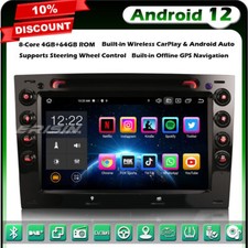 8-Core 4+64Go Android 13 Autoradio GPS Navi for Renault Megane 2 DAB+CarPlay DVD