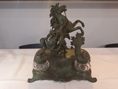 Ancien encrier régule avec - ancien, en