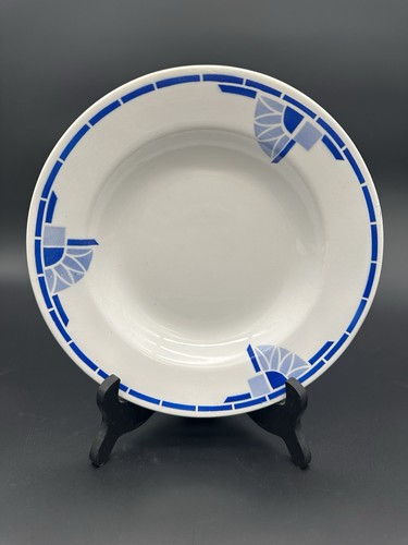 Assiettes creuses art déco - art,