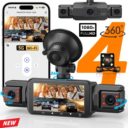 Dashcam voiture 360 4 - voiture, 360°