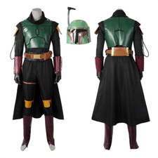 Star Wars The Mandalorian Boba Fett Cosplay Full Suit Uniform Halloween Costumes