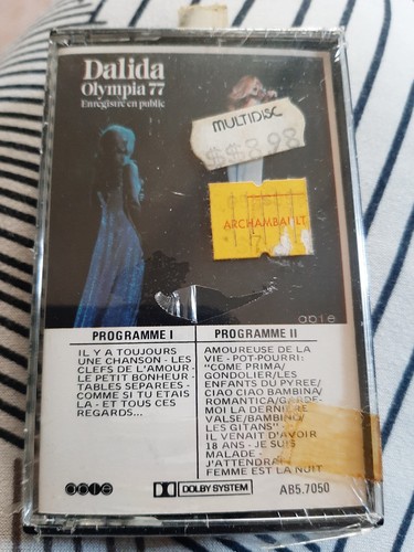 Dalida cassette audio canada - dalida,