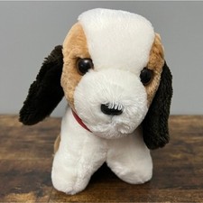 Cute n Cuddly Beagle Puppy with Red Collar Plush