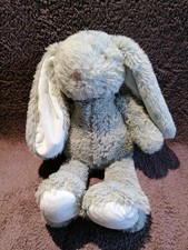Doudou peluche lapin vert