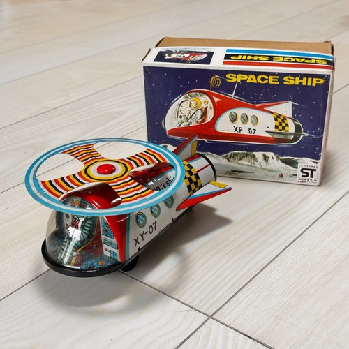 Asahi toys space ship tin - asahi,