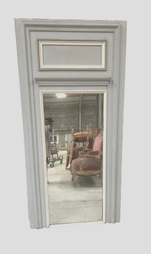 Miroir louis xvi bois et - miroir,