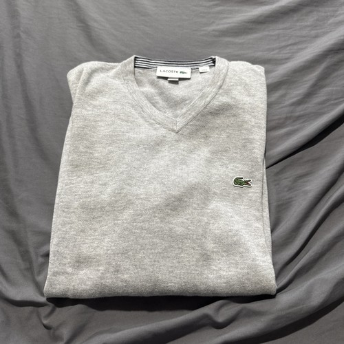Lacoste men gray long sleeve - lacoste,