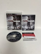 PS3 Playstation 3 Video Game Lara Croft TOMB RAIDER Complete w Manual TESTED!