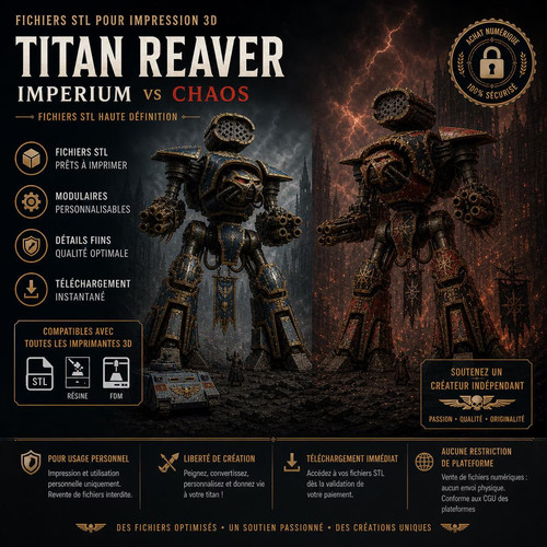 Fichier stl titan - fichier,