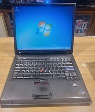 IBM Thinkpad T43 • Win7 • 2GB RAM • 75GB HDD • 1.8GHz • Good Cond. • Retrogaming