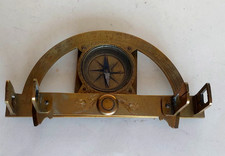 Pinnule Graphometer Signed "Fieuset in Paris" Scientific Instrument