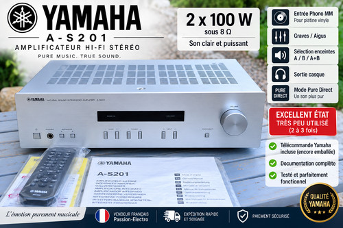 Yamaha s201 silver - a-s201,