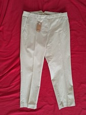 Bellerose Ladies Zip Fly Mid Rise Trouser Vanilla Cotton W34" Leg26"   BNWT