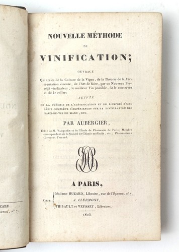 Oenologie nouvelle methode - [oenologie],
