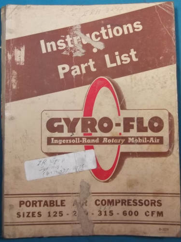 Ingersoll rand 125 210 315 - 210, 600