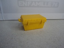 PLAYMOBIL vintage caisse malle osier jaune pirate western 3550 3245 3278 3587