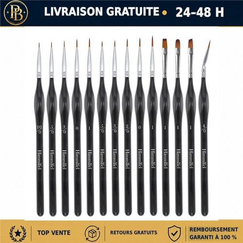 Lot pinceaux fins - pinceaux,
