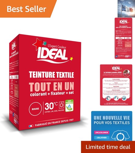 Teinture textile ideale rouge - teinture,