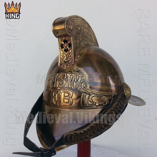 Ancien casque pompier en - ancien,