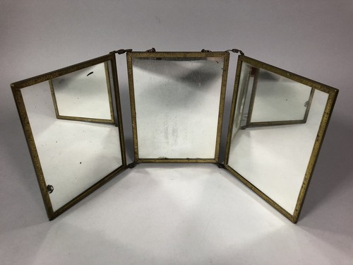 Ancien miroir tryptique - miroir,