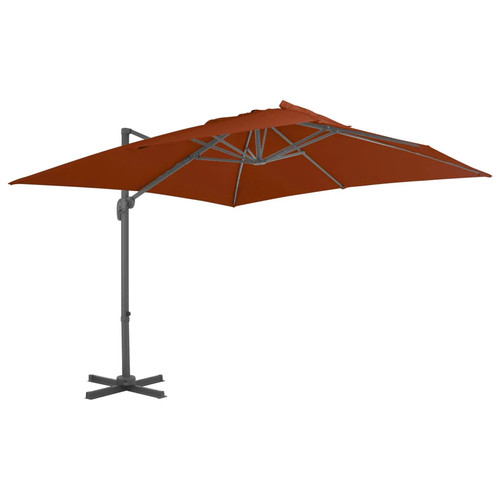 Parasol déporté avec mât - , en