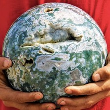 Boule De Cristal XXL En Agate