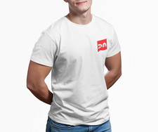 T SHIRT UNISEXE BLANC TAILLE S