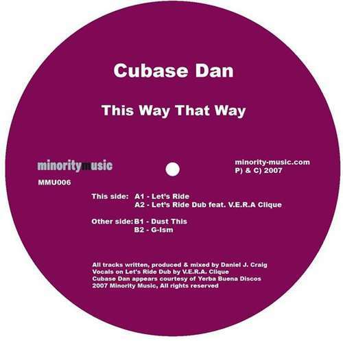 Disque vinyle cubase dan - cubase,