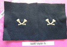 R15205 2× fabric sheath shoulder cinnamon mist horn to identify 