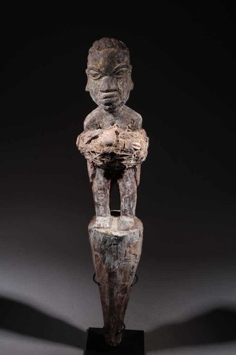 Art africain poteau fétiche - art,