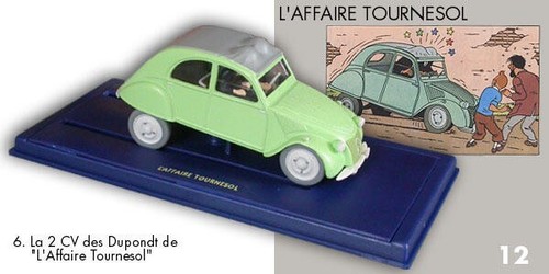 Voiture tintin numero - tintin, 06