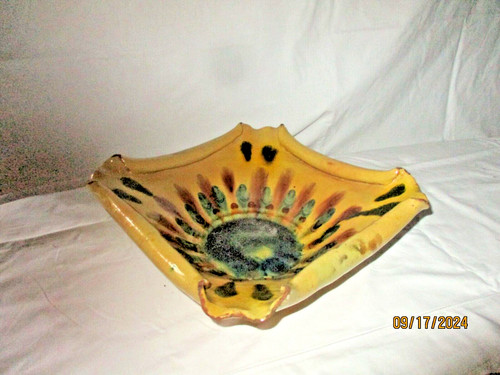 Ancien plat coupe - ancien, poterie