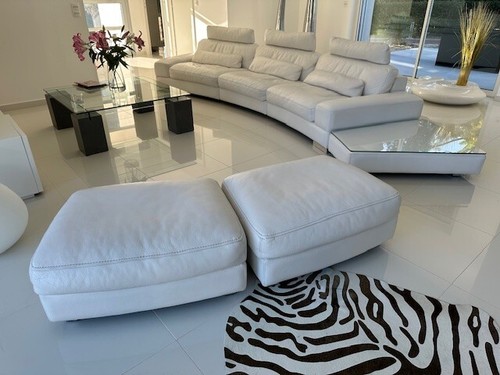 Canapé roche bobois cuir - roche,