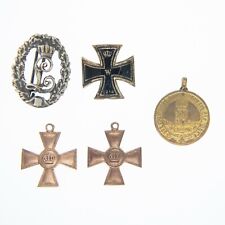 German Badge and Medal Set. Iron cross. 1870 Military Medal