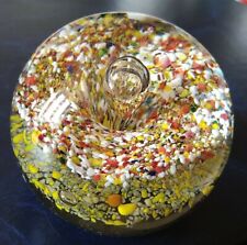 Sulfide Ball Press Paper Flower Shaped Bubble and Gravel Inclusion