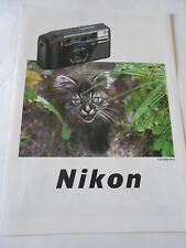1981 Advertising Camera NIKON Kitten AD