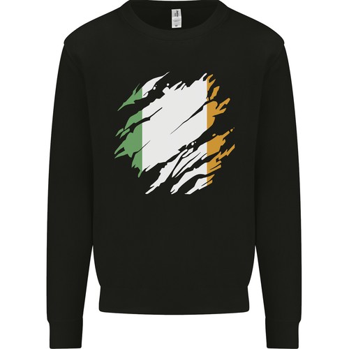 Déchiré irlande drapeau - déchiré,