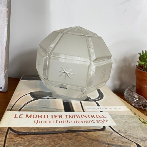 Globe ancien art déco