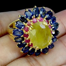 925 Bague en Argent Ovale