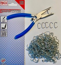 BGS Pince À Agrafes Avec 200 Agrafes Pour Sièges De Voiture