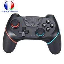 Manette Sans Fil Bluetooth Compatible Switch PC Android Avec Turbo Et Vibration
