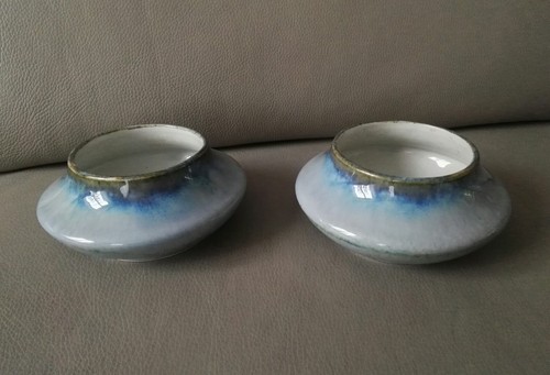 Rare paire vase plats - rare, de