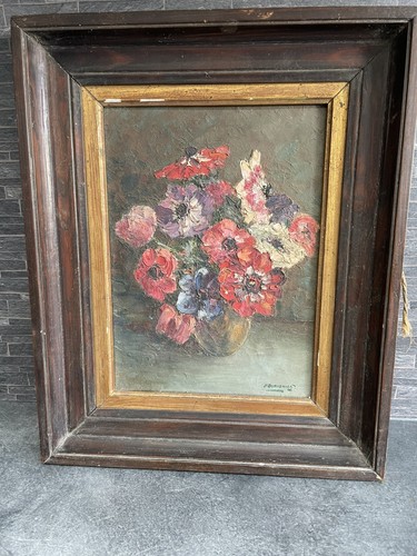 Ancien tableau nature morte - tableau,