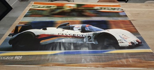 Peugeot affiche automobile - peugeot,