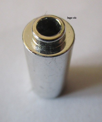 Lego 71075 brick round chrome - lego,